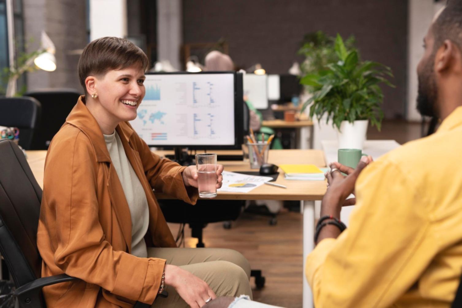 Modern managed services operations center with security monitoring dashboards